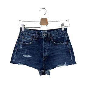 AGOLDE Parker Vintage Cut-Off Shorts in Manifest Size 23